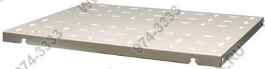 Полка 19" НТ СTУ620 G,серая,L=620мм.,усиленная,перфорированная,грузоподъемность 100кг.